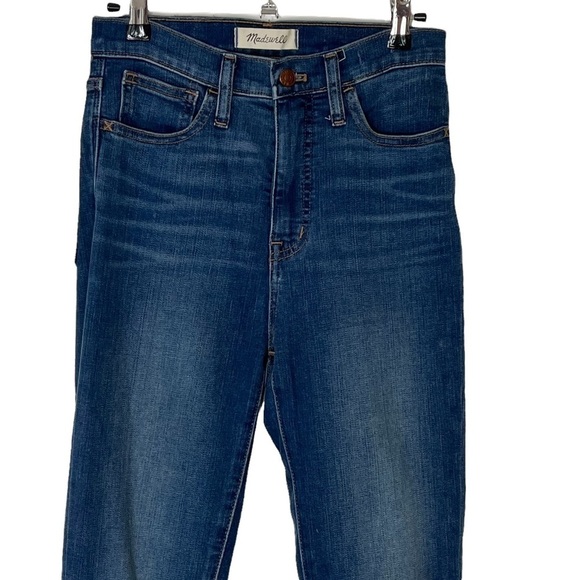 Madewell Tall Roadtripper Jeans Women’s Size 25T High Rise Bosner Wash Stretch - Picture 3 of 14